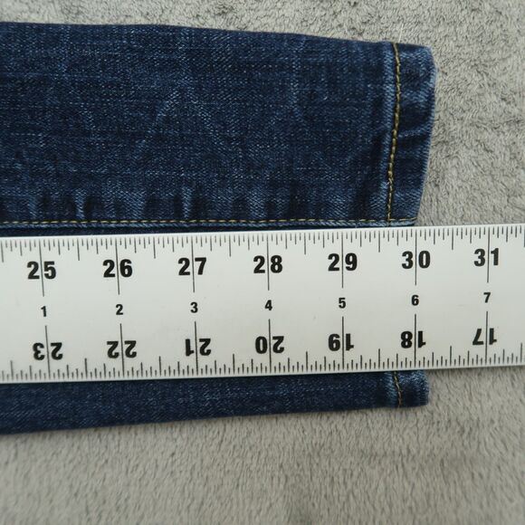 Levi's 535 Jeans Junior's Size 11 Blue Mid-Rise Legging Denim 30" Inseam Stretch - Picture 5 of 16